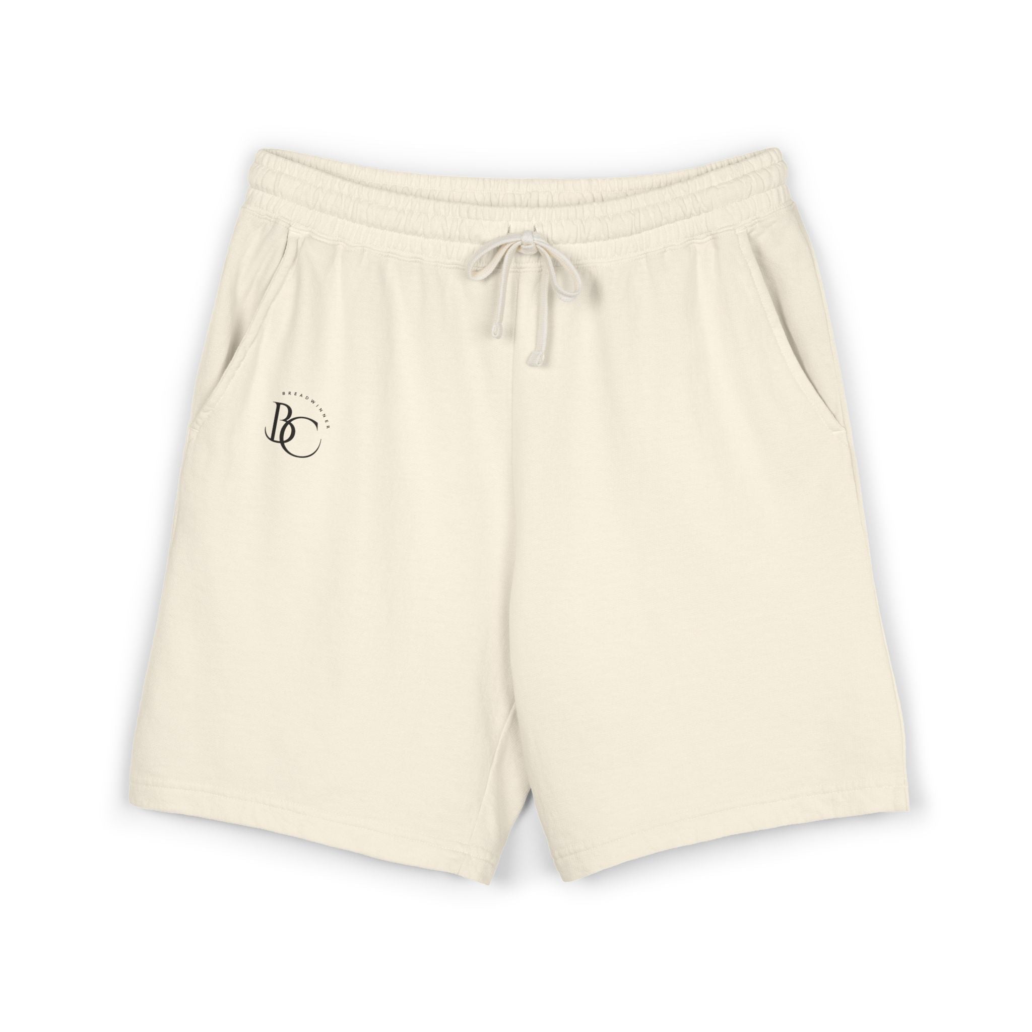 Lightweight Fleece Sweat Shorts — Garment-Dyed Casual Lounge Shorts