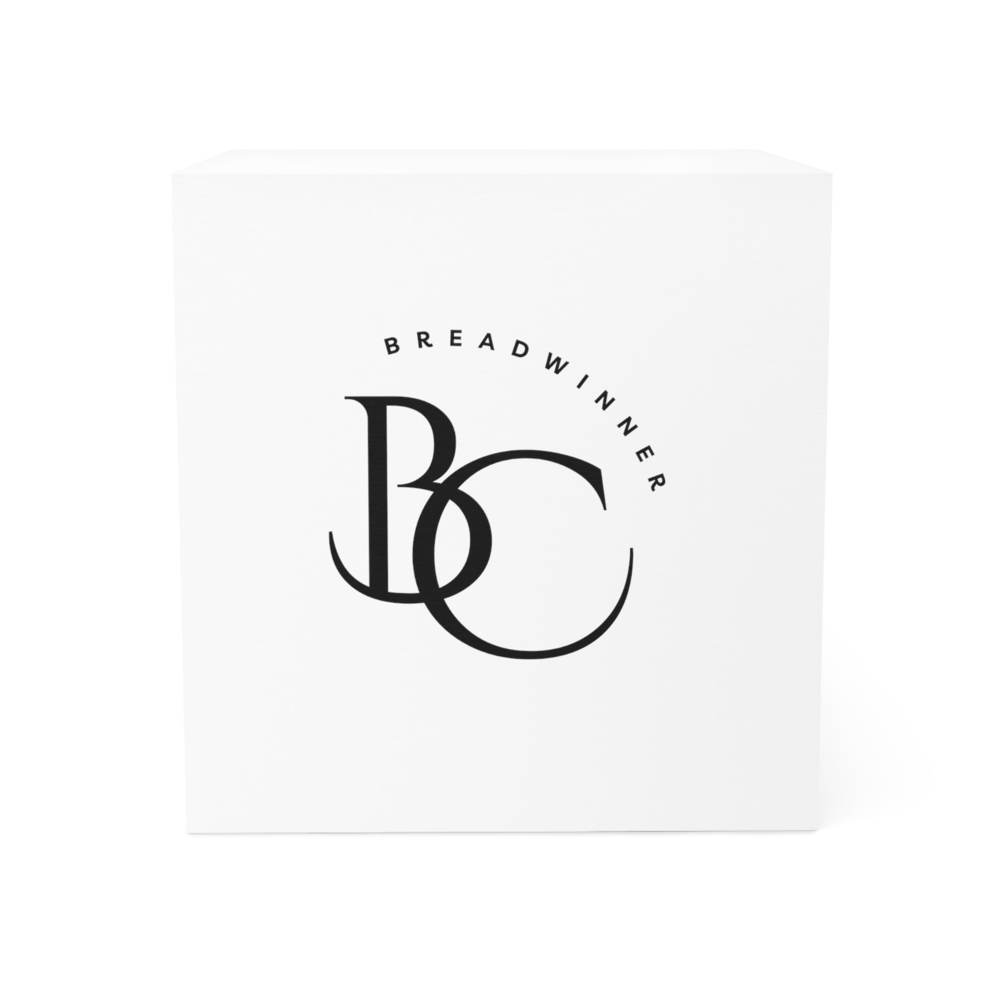 Breadwinner BC Logo Note Cube — Branded Sticky Memo Block