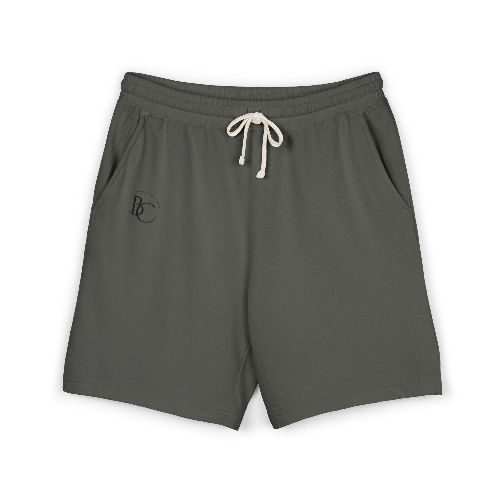 Lightweight Fleece Sweat Shorts — Garment-Dyed Casual Lounge Shorts